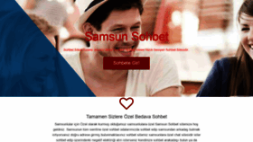 What Samsunsohbet.web.tr website looked like in 2020 (3 years ago)