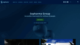 What Sopharma.bg website looked like in 2020 (3 years ago)