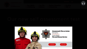 What Southwales-fire.gov.uk website looked like in 2020 (3 years ago)