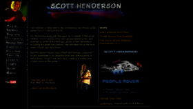 What Scotthenderson.net website looked like in 2020 (3 years ago)