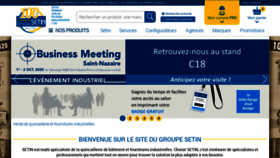 What Setin.fr website looked like in 2020 (3 years ago)