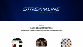 What Streamlinetechnologies.com website looked like in 2020 (3 years ago)