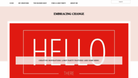 What Staceyembracingchange.com website looked like in 2020 (3 years ago)