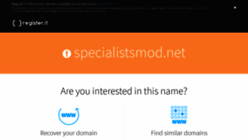 What Specialistsmod.net website looked like in 2020 (3 years ago)