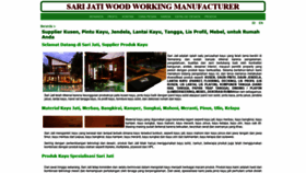 What Sari-jati.com website looked like in 2020 (3 years ago)