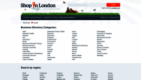 What Shopinlondon.net website looked like in 2020 (3 years ago)