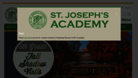 What Stjosephacademy.org website looked like in 2020 (3 years ago)