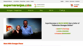 What Supernaranjas.com website looked like in 2020 (3 years ago)