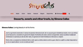 What Simonacallas.com website looked like in 2020 (3 years ago)