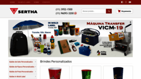 What Sertha.com.br website looked like in 2020 (3 years ago)