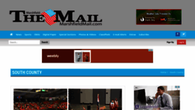 What Southcountymail.com website looked like in 2020 (3 years ago)