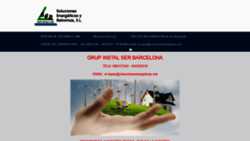 What Solucionesenergeticasbarcelona.com website looked like in 2020 (3 years ago)