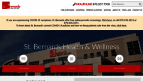 What Stbernardswellness.com website looked like in 2020 (3 years ago)