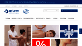 What Spitzner-physiotherapie.de website looked like in 2020 (3 years ago)