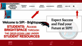 What Sipi.edu website looked like in 2020 (3 years ago)