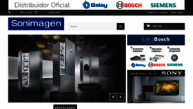 What Sonimagen.es website looked like in 2020 (3 years ago)