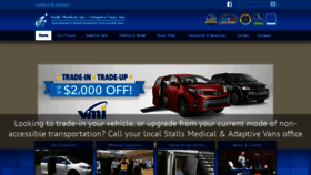 What Stallsmedical.com website looked like in 2020 (3 years ago)