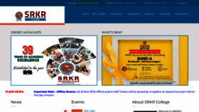 What Srkrec.ac.in website looked like in 2020 (3 years ago)