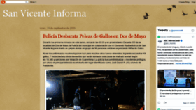 What Sanvicenteinforma.com website looked like in 2020 (3 years ago)