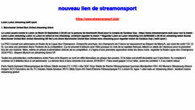 What Streamonsport.net website looked like in 2020 (5 years ago)