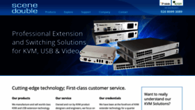 What Scene-double.co.uk website looked like in 2020 (5 years ago)