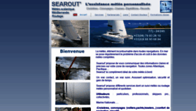 What Searout.fr website looked like in 2020 (3 years ago)