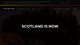 What Scotland.org website looked like in 2020 (3 years ago)