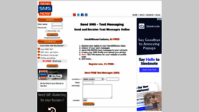 What Sendsmsnow.com website looked like in 2020 (3 years ago)