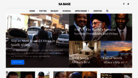 What Sabase.co.za website looked like in 2020 (3 years ago)