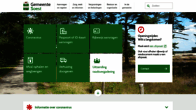 What Soest.nl website looked like in 2020 (3 years ago)