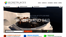 What Secretplaces.com website looked like in 2020 (3 years ago)