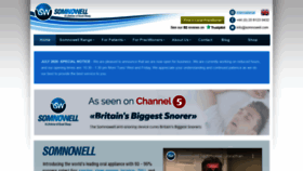What Somnowell.com website looked like in 2020 (3 years ago)