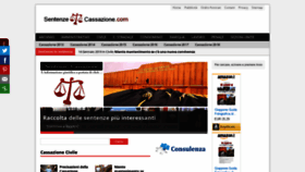 What Sentenze-cassazione.com website looked like in 2020 (3 years ago)
