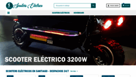 What Scooterselectrico.cl website looked like in 2020 (3 years ago)