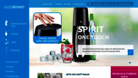 What Sodastream.cz website looked like in 2020 (3 years ago)