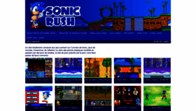 What Sonicrush.net website looked like in 2020 (3 years ago)