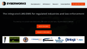 What Syberworks.com website looked like in 2020 (3 years ago)