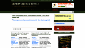 What Sopravvivenzatotale.com website looked like in 2020 (3 years ago)