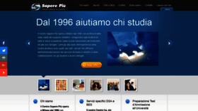 What Saperepiu.it website looked like in 2020 (3 years ago)