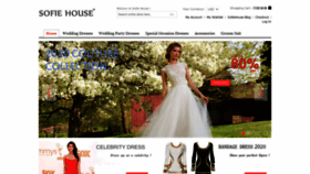 What Sofiehouse.com website looked like in 2020 (3 years ago)