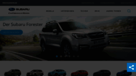 What Subaru-presse.de website looked like in 2020 (3 years ago)