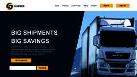 What Shipber.com website looked like in 2020 (5 years ago)