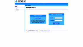 What Socks.bz website looked like in 2020 (3 years ago)