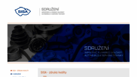 What Sisa.cz website looked like in 2020 (3 years ago)