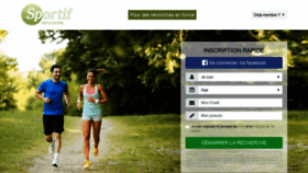 What Sportif-rencontre.com website looked like in 2020 (3 years ago)
