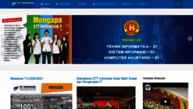 What Sttindonesia.ac.id website looked like in 2020 (3 years ago)