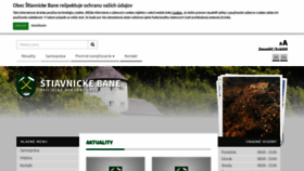What Stiavnickebane.sk website looked like in 2020 (3 years ago)