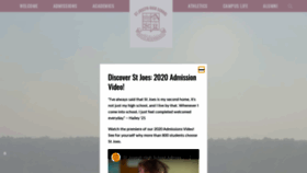 What Sjcadets.org website looked like in 2020 (3 years ago)