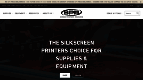 What Silkscreen-supplies.com website looked like in 2020 (3 years ago)