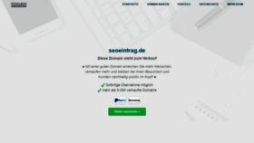 What Seoeintrag.de website looked like in 2020 (3 years ago)